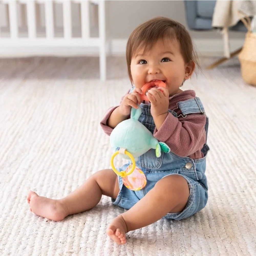 Infantino Go Gaga! Big Softy Sea Chime Baby Toy - Picture 2 of 3